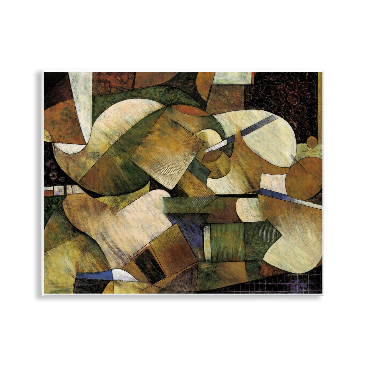 Stupell Industries Expressive Geometric Abstraction Wall Plaque Design by Jonathan Parsons